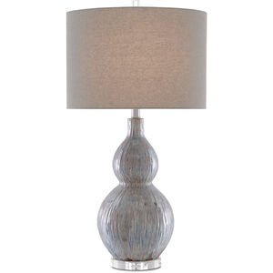 Idyll 31 inch 150.00 watt Gray/Blue/Taupe/Clear Table Lamp Portable Light