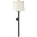 Thomas O'Brien Edie 2 Light 10 inch Bronze Baluster Sconce Wall Light in Linen