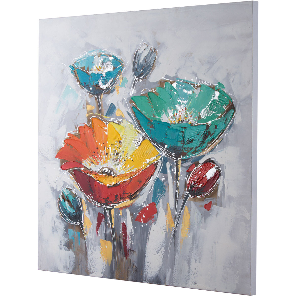 Vibrance Multicolored Canvas Wall Art, Varaluz Casa