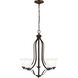 Emmons 5 Light 23.88 inch Bronze Chandelier Ceiling Light