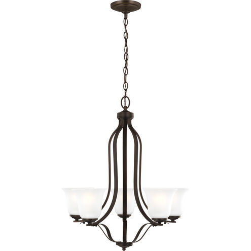 Emmons 5 Light 23.88 inch Bronze Chandelier Ceiling Light