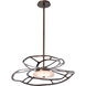 Muse LED 23.1 inch Dark Smoke Pendant Ceiling Light