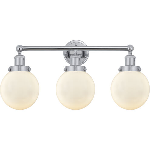 Beacon 3 Light 24.5 inch Polished Chrome Bath Vanity Light Wall Light
