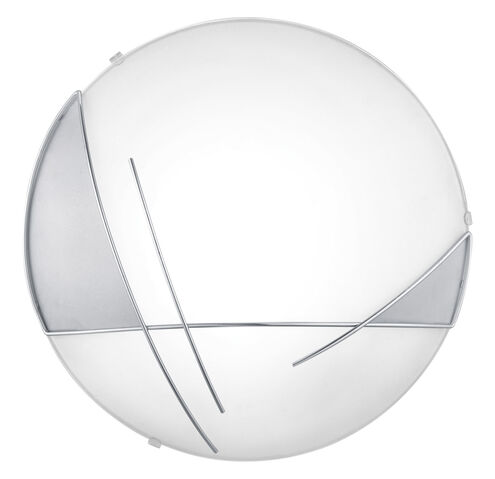 Raya 1 Light 12.44 inch Chrome and Satin ADA Wall Light