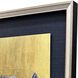 Blue Iris Blue and Metallic Framed Art
