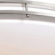 Solero III LED 18 inch Brushed Steel Flush Mount Ceiling Light