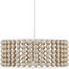 Holcroft 6 Light 32.25 inch Sugar White Chandelier Ceiling Light