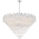 Addis 40 Light 62 inch Polished Chrome Chandelier Ceiling Light