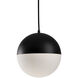 Monae LED 10 inch Black Pendant Ceiling Light