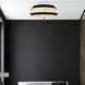 Valdivia 4 Light 18 inch Black Flush Mount Ceiling Light