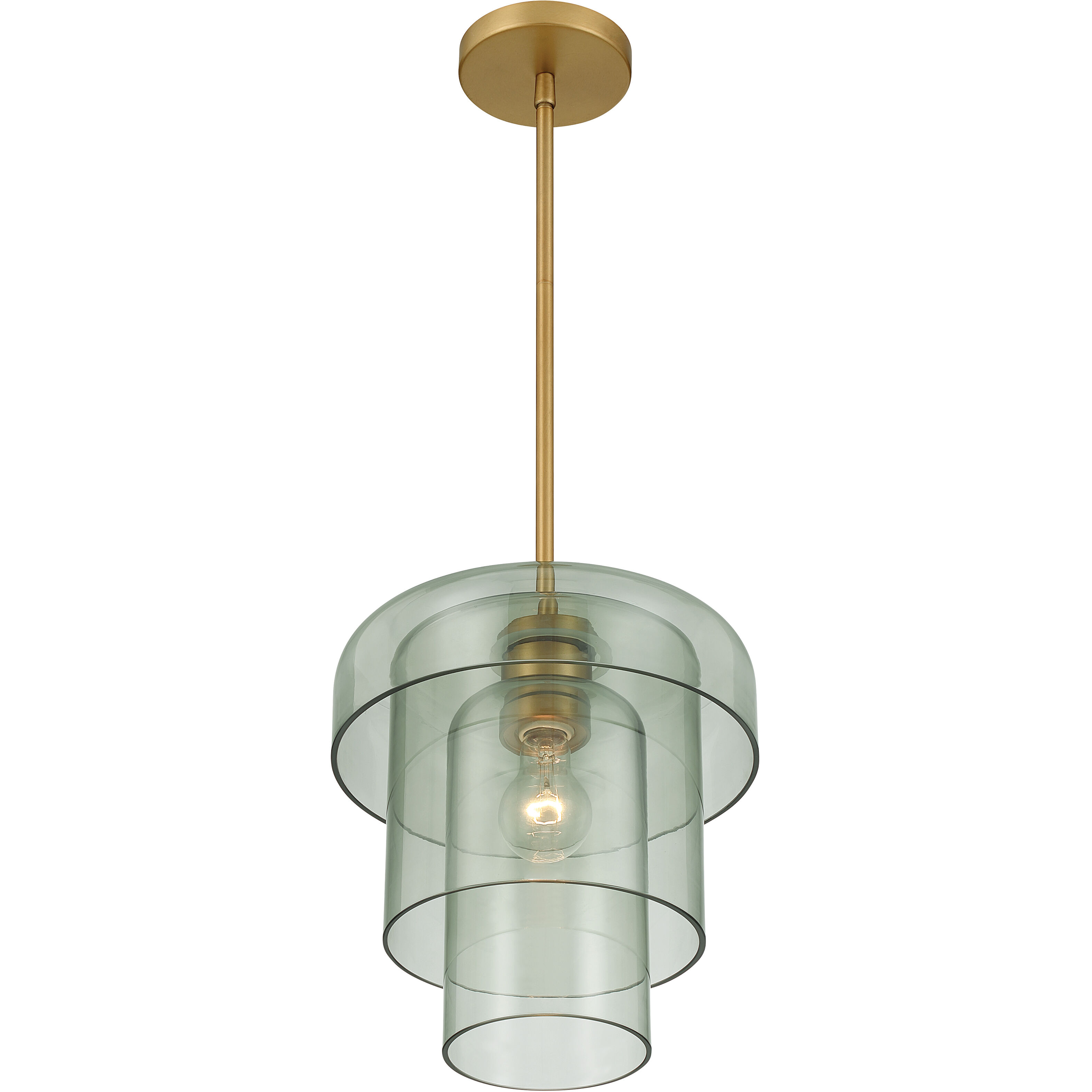 Velique 1 Light 11 inch Legacy Brass Pendant Ceiling Light