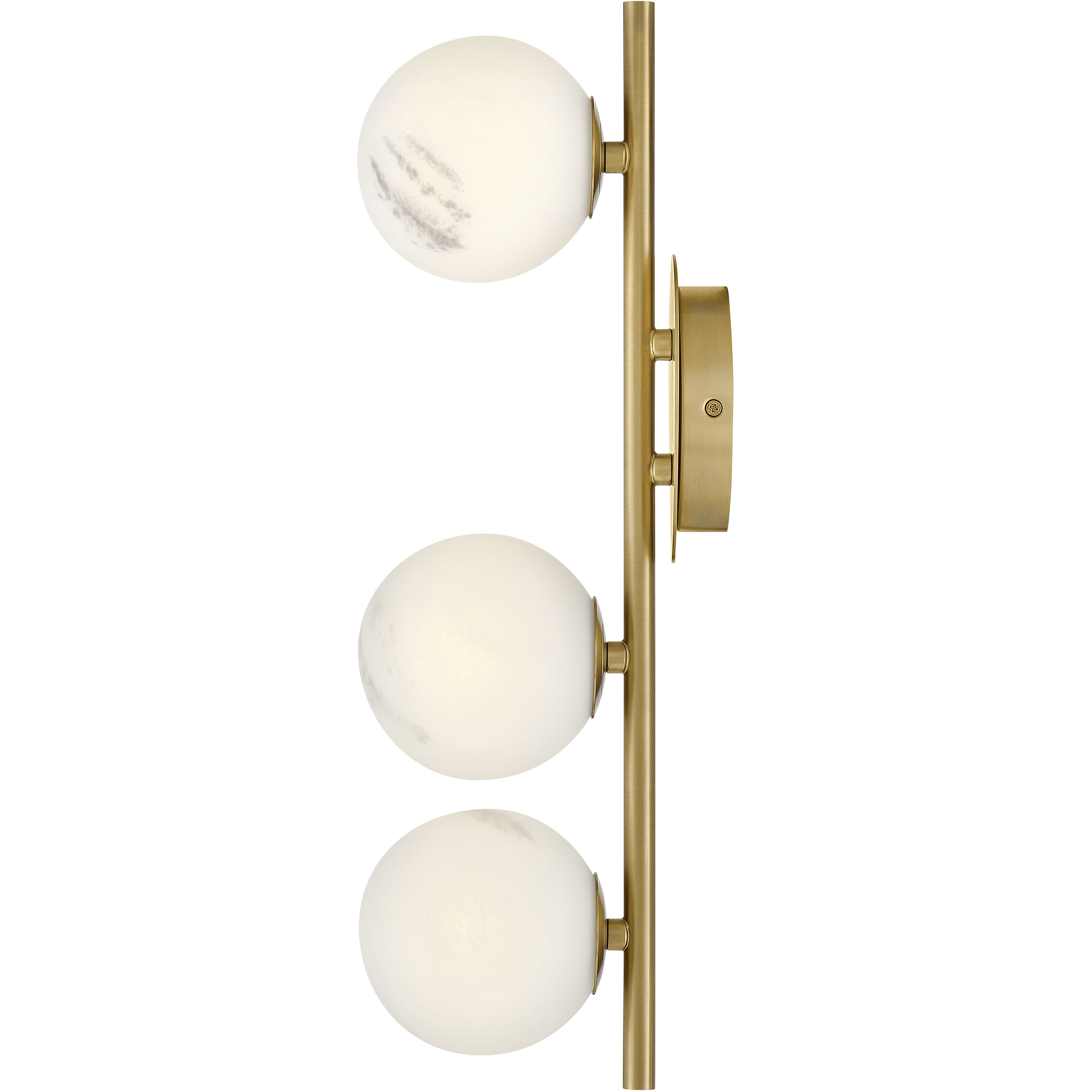 Selene LED 6 inch Lacquered Brass Sconce Wall Light in Swirled, Sconce
