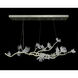 Churippu 19 Light Silver Leaf Chandelier Ceiling Light