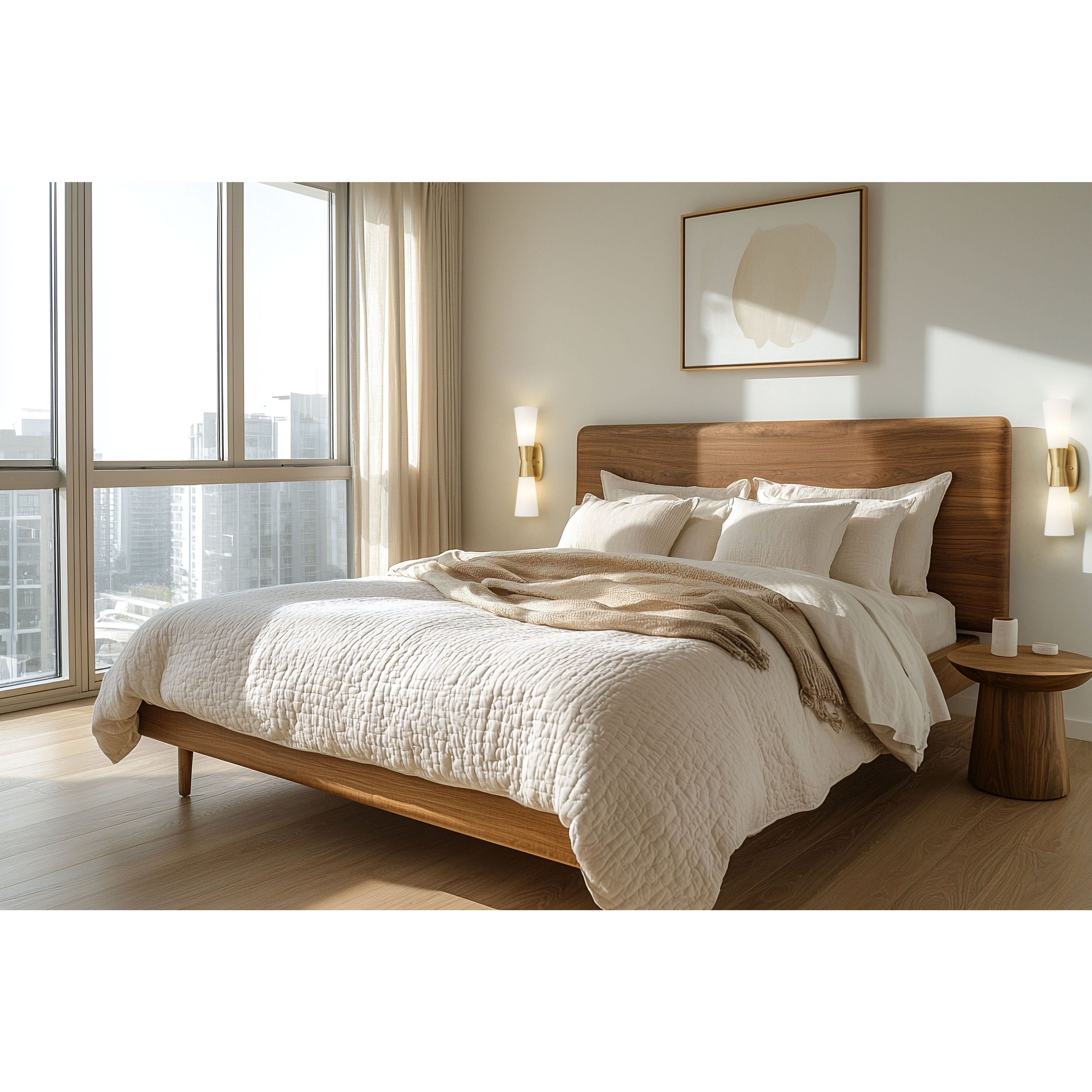 Emrys Wall Sconce Wall Light in Modern Gold