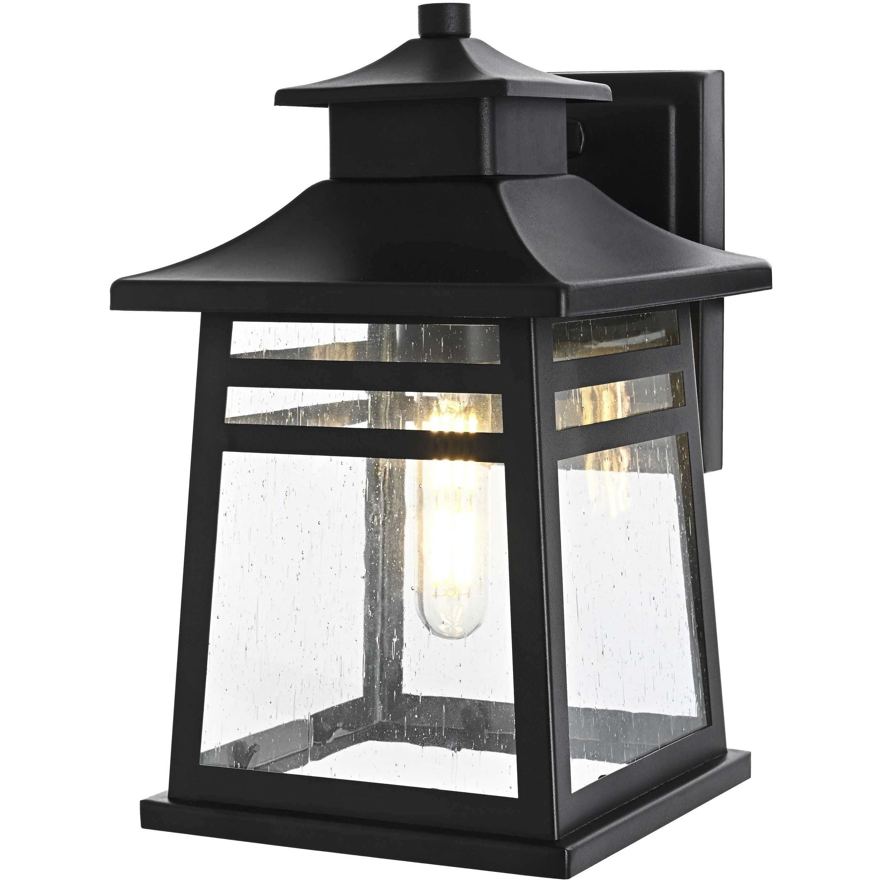 Bambrey 1 Light 11.5 inch Black Outdoor Wall Sconce