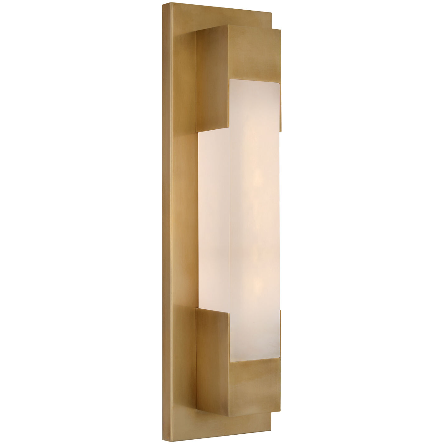 Kelly Wearstler Covet LED 4.5 inch Antique-Burnished Brass Bracketed Bath Light Wall Light