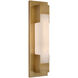 Kelly Wearstler Covet LED 4.5 inch Antique-Burnished Brass Bracketed Bath Light Wall Light