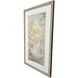 Illuminated Landscape White and Beige and Orange Framed Art
