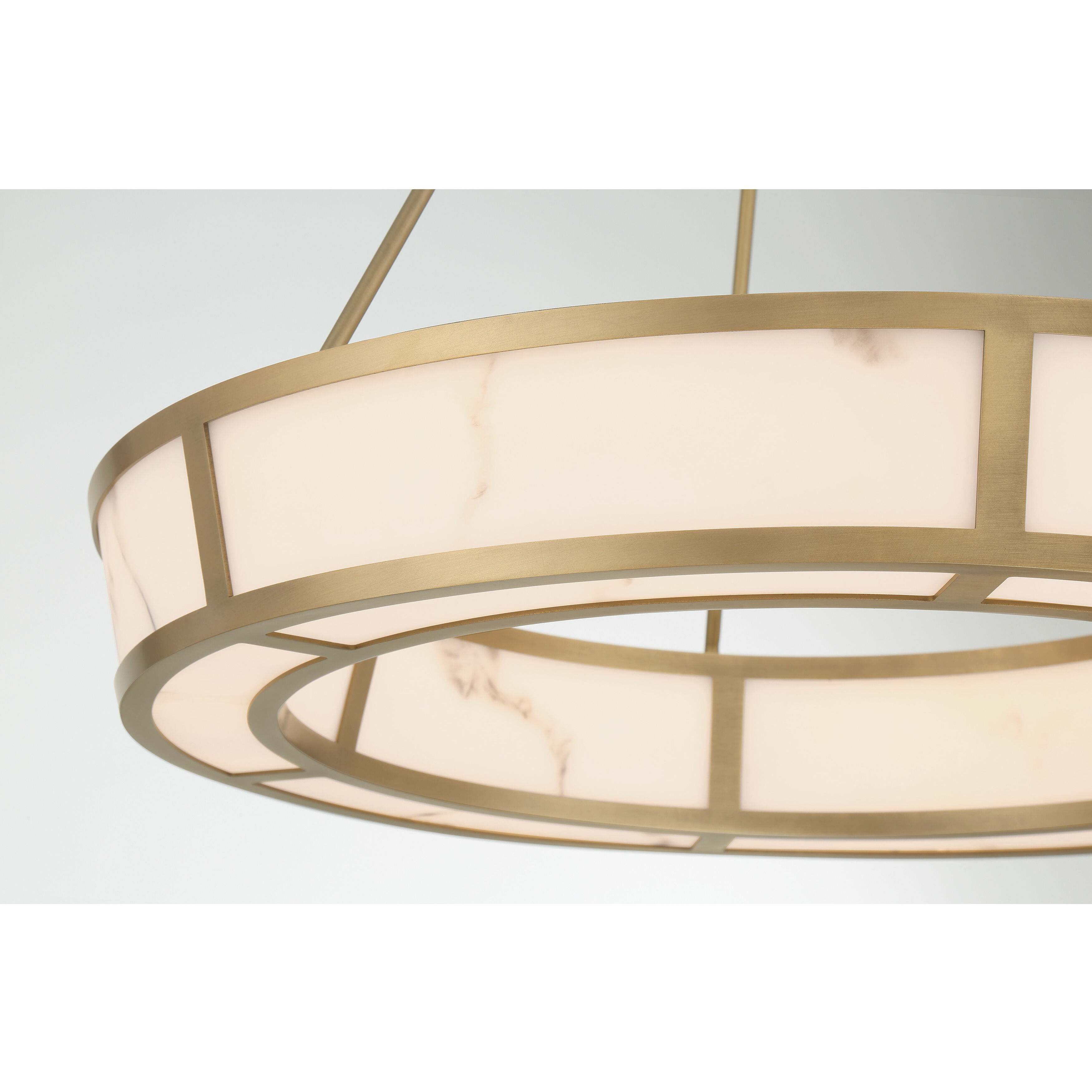 Velaris LED 36.25 inch Legacy Brass Pendant Ceiling Light