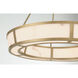 Velaris LED 36.25 inch Legacy Brass Pendant Ceiling Light
