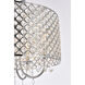 Elise 4 Light 17 inch Chrome Flush Mount Ceiling Light