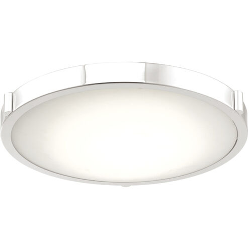 Halo LED 16.8 inch Chrome Flush Mount Ceiling Light