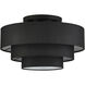 Bainbridge 4 Light 21 inch Black Semi Flush Mount Ceiling Light, Extra Large