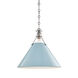 Painted No.2 1 Light 16 inch Polished Nickel Pendant Ceiling Light