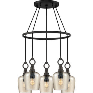 Kendrick 5 Light 27 inch Western Bronze Island Chandelier Ceiling Light