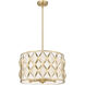 Harden 5 Light 18.25 inch Modern Gold Pendant Ceiling Light