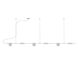 Counterpoint LED 63.75 inch Bright Satin Aluminum Pendant Ceiling Light