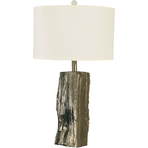 Driftwood 27 inch 150 watt Polished Nickel Table Lamp Portable Light