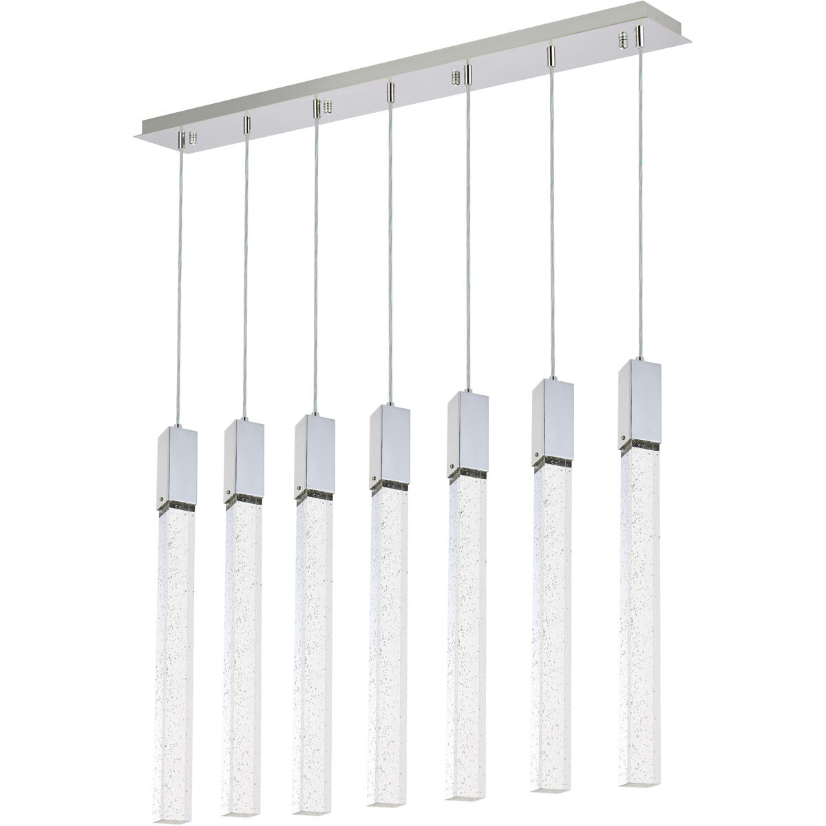 Weston 7 Light 42 inch Chrome Pendant Ceiling Light
