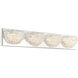 Modern Ice LED 31.75 inch Chrome Bath Light Wall Light
