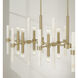 Marlow 16 Light 47.25 inch Matte Brass Island Light Ceiling Light