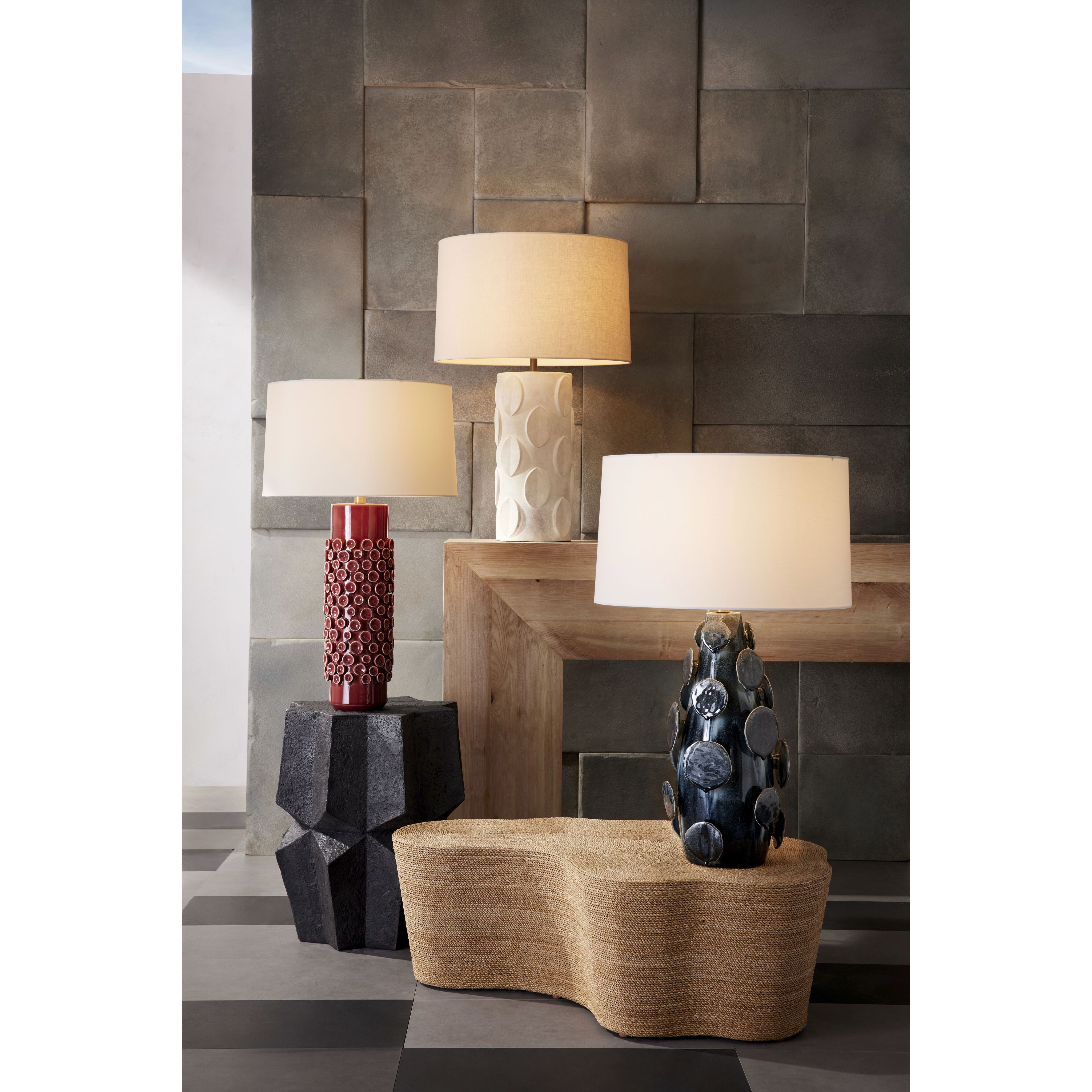 Laguna 31 inch 150 watt Ocean Reactive Lamp Portable Light