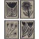 Florals Collection Black Framed Art