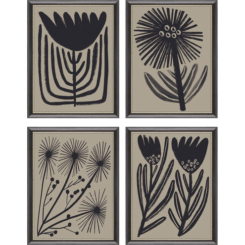 Florals Collection Black Framed Art