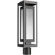 Double Box LED 18 inch Argento Grey Outdoor Post Mount