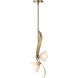 Mika 2 Light 9.7 inch Soft Gold Pendant Ceiling Light