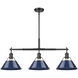 Yep Orwell Island Light Ceiling Light in Matte Black, Navy