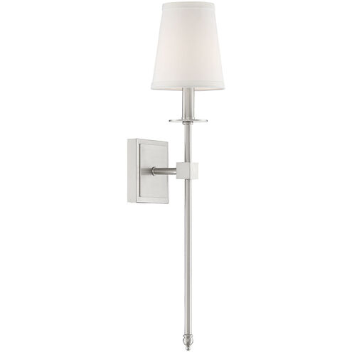 Monroe 1 Light 5 inch Satin Nickel Wall Sconce Wall Light, Essentials