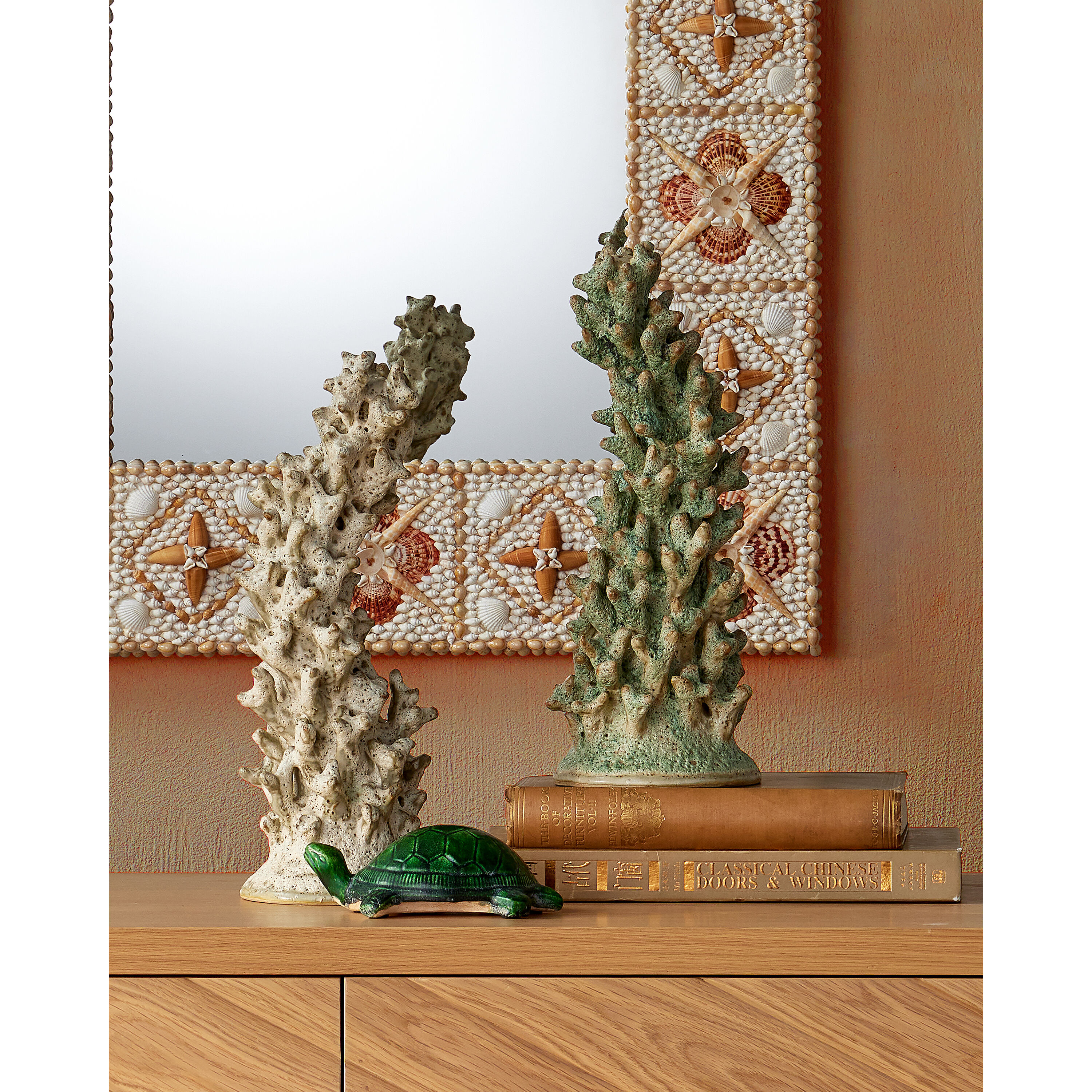 Junonia 42.25 X 30 inch Natural Mirror