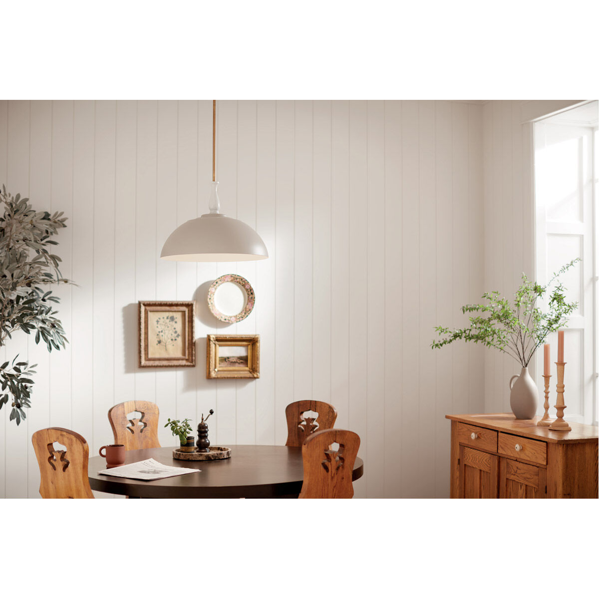 Homestead Fira 1 Light 18 inch Greige Pendant Ceiling Light, Fira