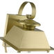 Wentworth 1 Light 12.5 inch Natural Brass Outdoor Small Wall Lantern