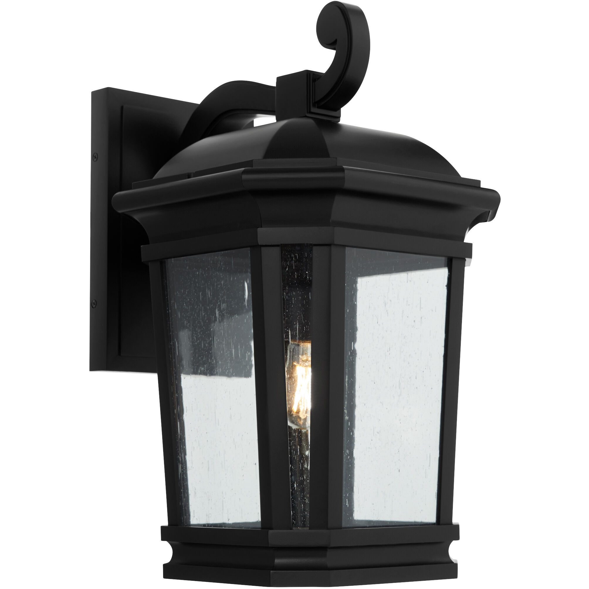 Murphy 1 Light 20 inch Matte Black Outdoor Wall Lantern