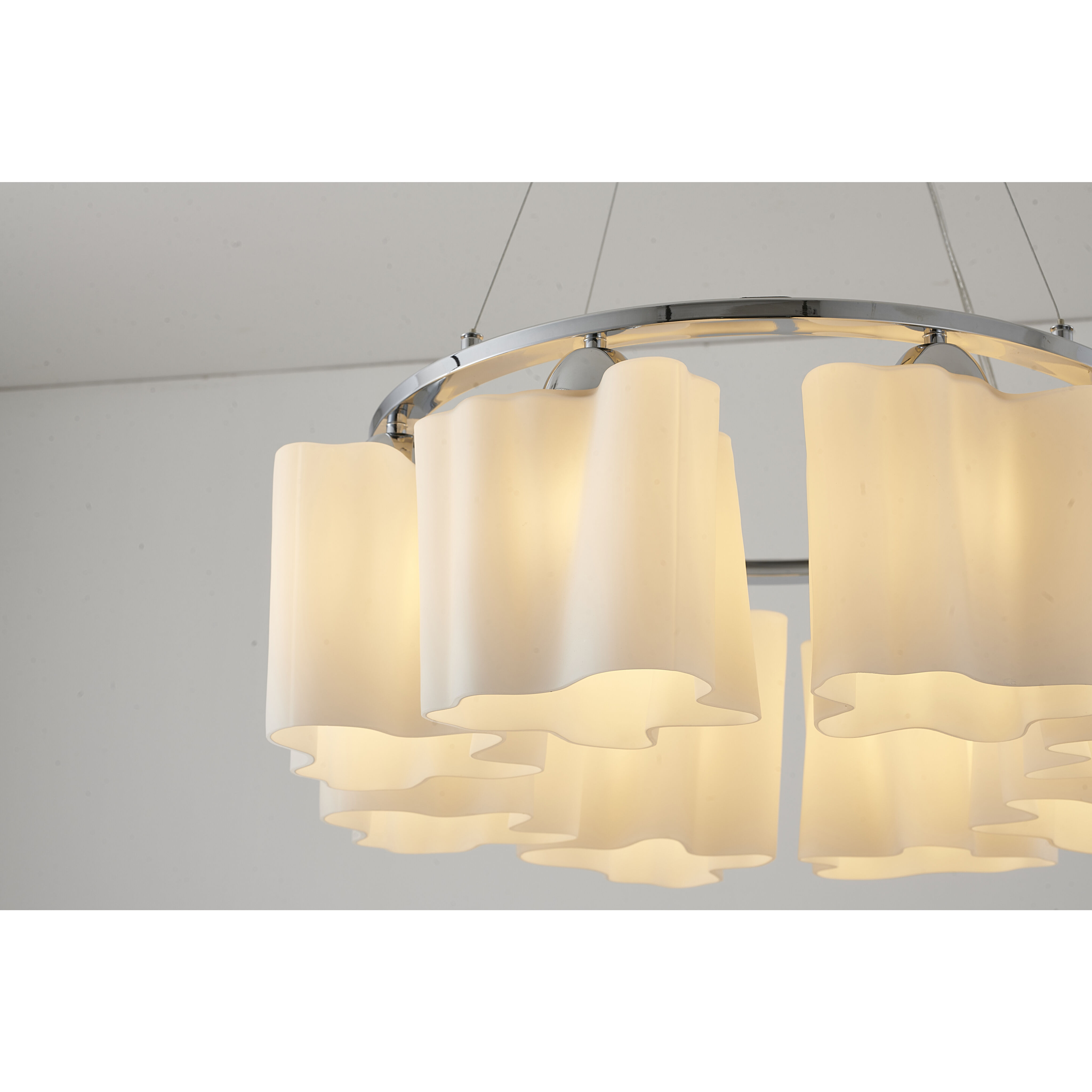 Canada 8 Light 27.5 inch Chrome Chandelier Ceiling Light