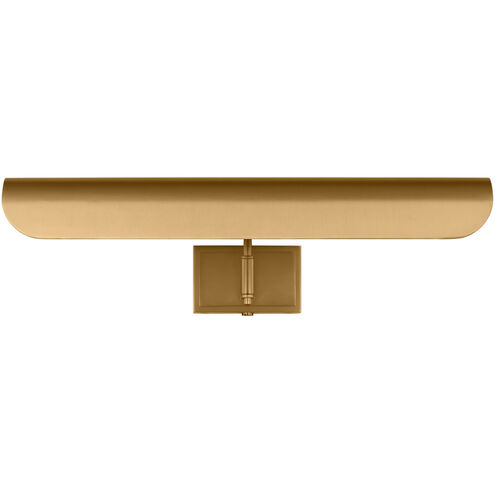 C&M by Chapman & Myers Hull 50 watt 18 inch Burnished Brass Picture Light Wall Light