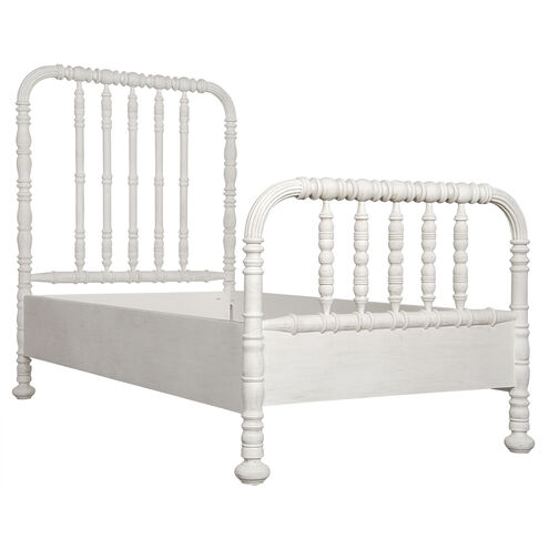 Bachelor White Wash Bed, Queen