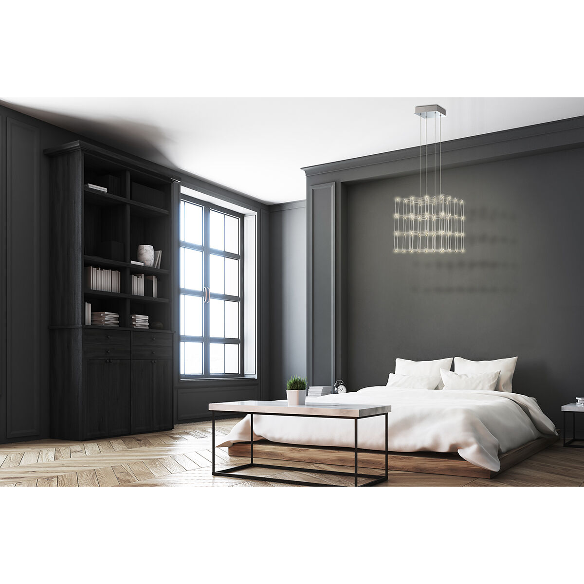 Linwood LED 14 inch Chrome Chandelier Ceiling Light